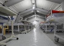 بیمارستان صحرایی برای مبارزه با کرونا در بندرعباس