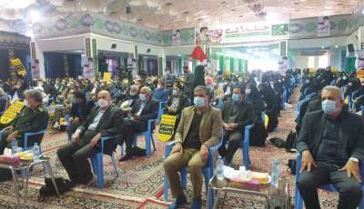 خروش مردم کرمان در حمایت از مکتب مقاومت و حماسه 9 دی ماه