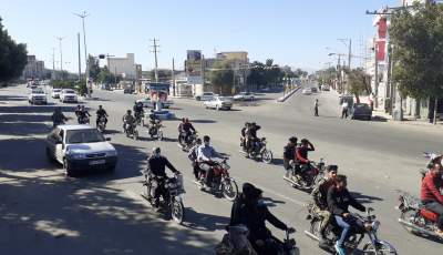برگزاری رژه خودرویی و موتوری به مناسبت ۲۲ بهمن در کهنوج