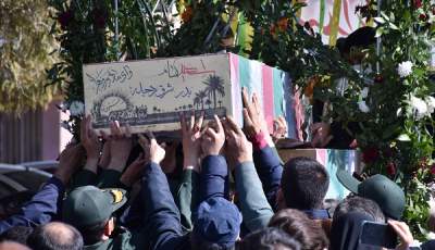استقبال از پیکرهای مطهر شهدای گمنام دفاع مقدس در کرمان