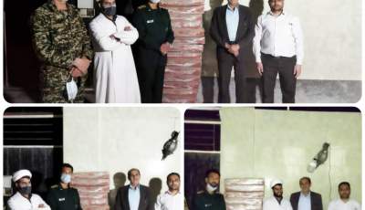 توزیع مرغ منجمد بین نیازمندان شهرستان کوهبنان