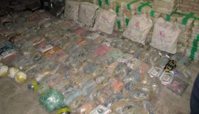دپوی ۴۶۹ کیلو انواع مواد مخدر در ریگان لو رفت