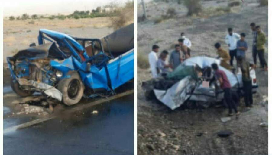 دو کشته در سانحه رانندگی روستای تجدانو منوجان