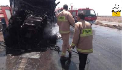 حادثه امروز جاده زرند کرمان یک مصدوم برجا گذاشت