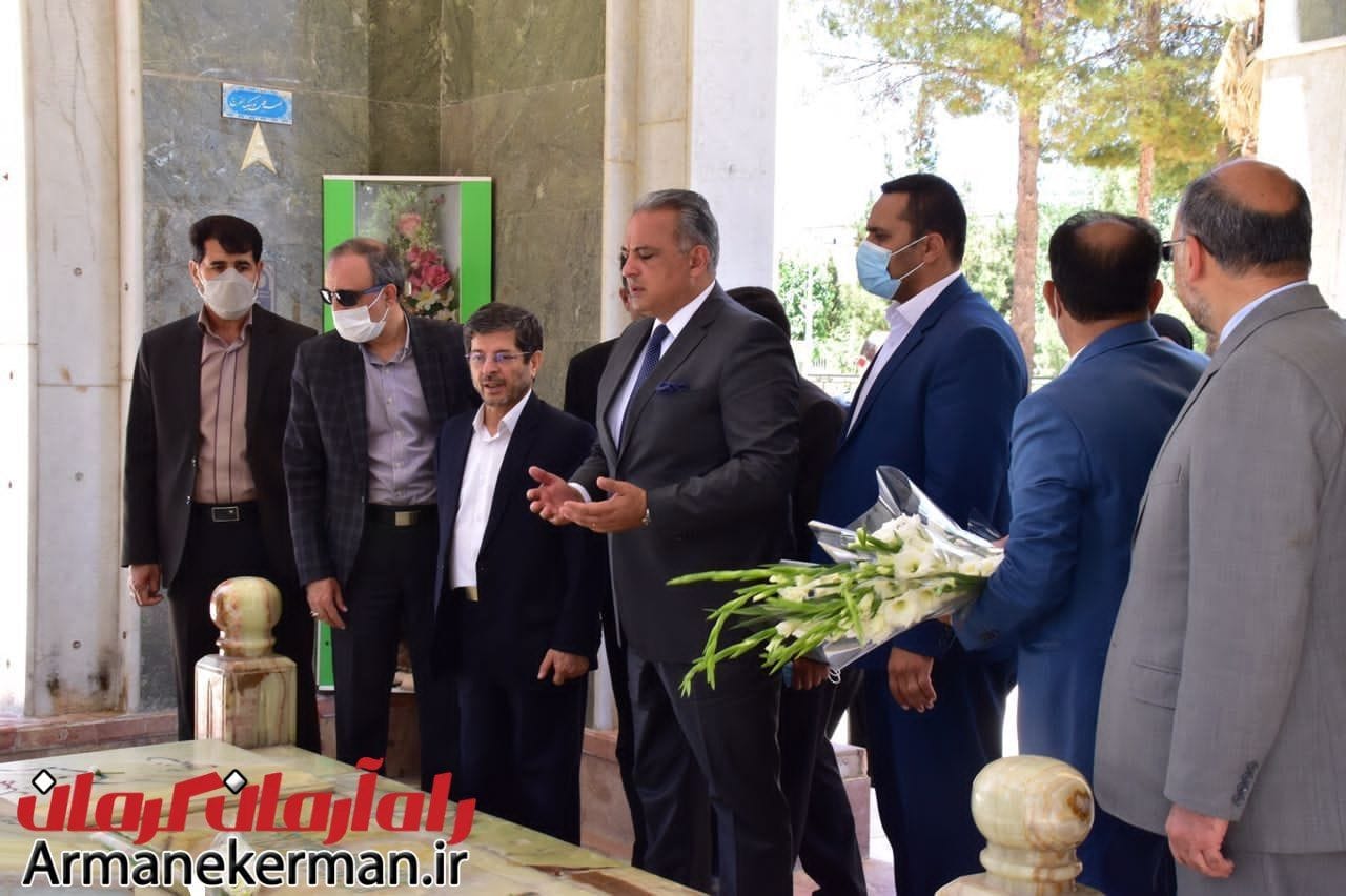حضور وزیر فرهنگ لبنان در کرمان به روایت تصویر