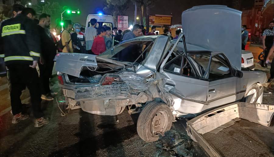 سه مصدوم در تصادف شب گذشته در شهر کرمان