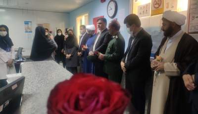 برگزاری گرامیداشت روز پرستار در بیمارستان شهدای قلعه گنج
