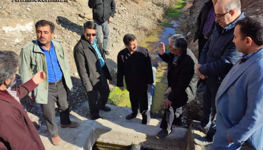 بازدید رئیس سازمان جهادکشاورزی استان از طرح‌های کشاورزی راور  