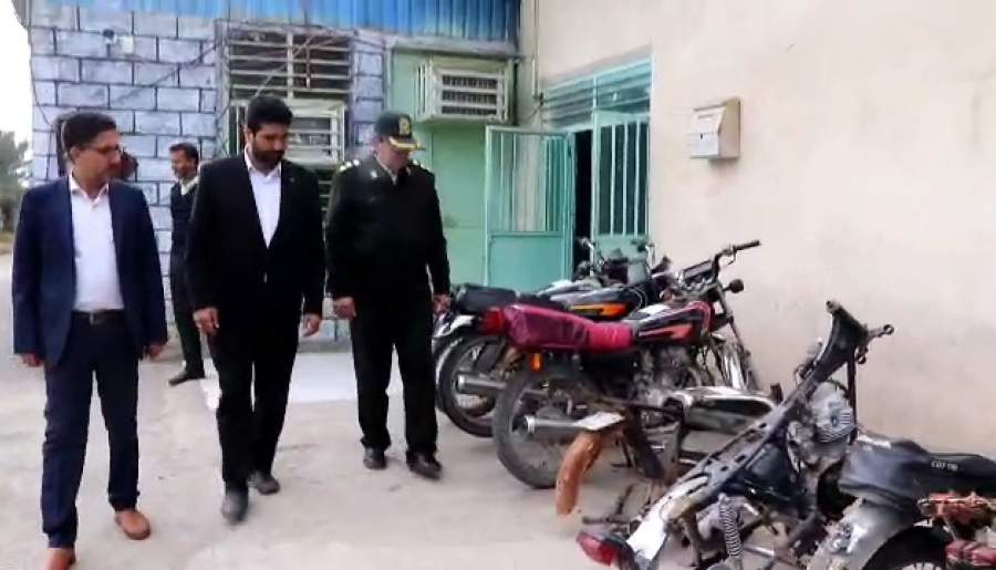 ۱۶دستگاه موتور سیکلت سرقتی در فاریاب کشف شد  