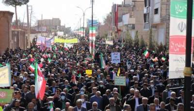 حضور حماسی و پر‌شور مردم رفسنجان در یوم‌الله ۲۲ بهمن  
