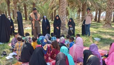 اردو جهادی یک روزه گروه جهادی دانشجویی در کهنوج  برگزار شد