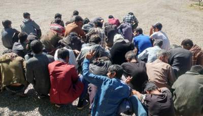 بازداشت ۵۶ معتاد متجاهر در زرند