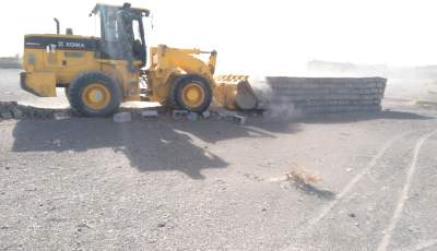 رفع تصرف پنج و نیم هکتار اراضی دولتی در شهرستان گنبکی