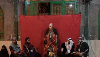 اجرای مجلس تعزیه بازار شام و شهادت حضرت رقیه(س) در ده‌زیار کرمان