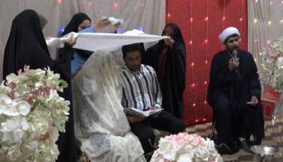 جشن ازدواج آسان ۵ زوج در کهنوج برگزار شد