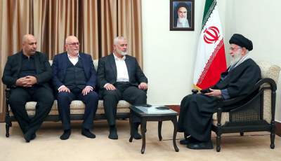دیدار اسماعیل هنیه رئیس دفتر سیاسی حماس با رهبر انقلاب